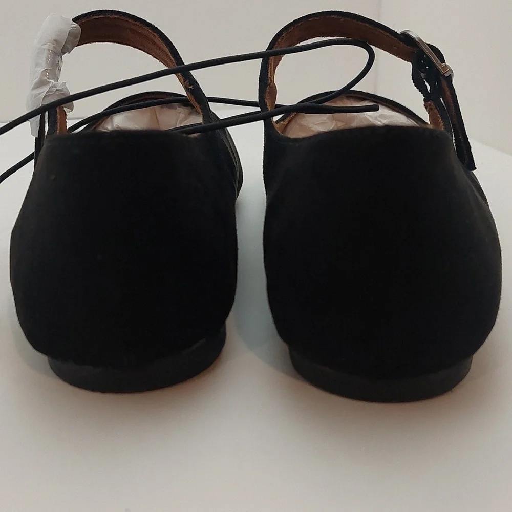 Arizona Girl's Size 6.5 Shoes Black Lloyd Mary Jane Round Closed Toe Flat Dressy
